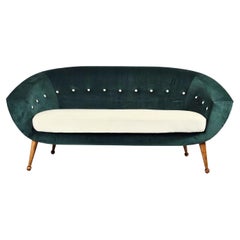 Vintage Swedish modern sofa 'Tellus' by Folke Jansson for SM Wincrantz, Sweden, 1960s