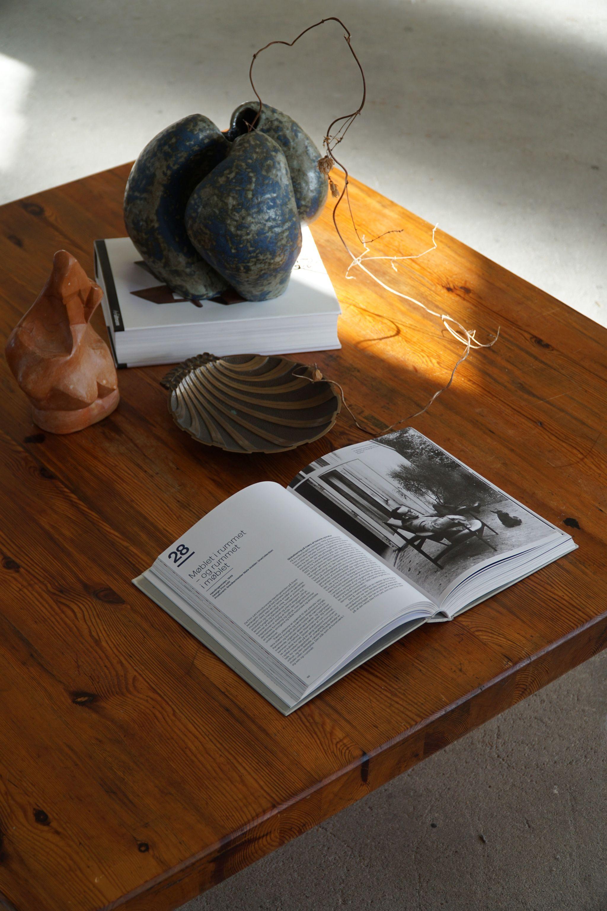 Table basse carrée moderne suédoise en pin massif de Sven Larsson, Brutalist, 1970 4