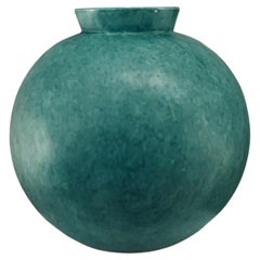 Swedish Modern Stoneware "Argenta" Urn by Wilhelm Kåge, Gustavsberg