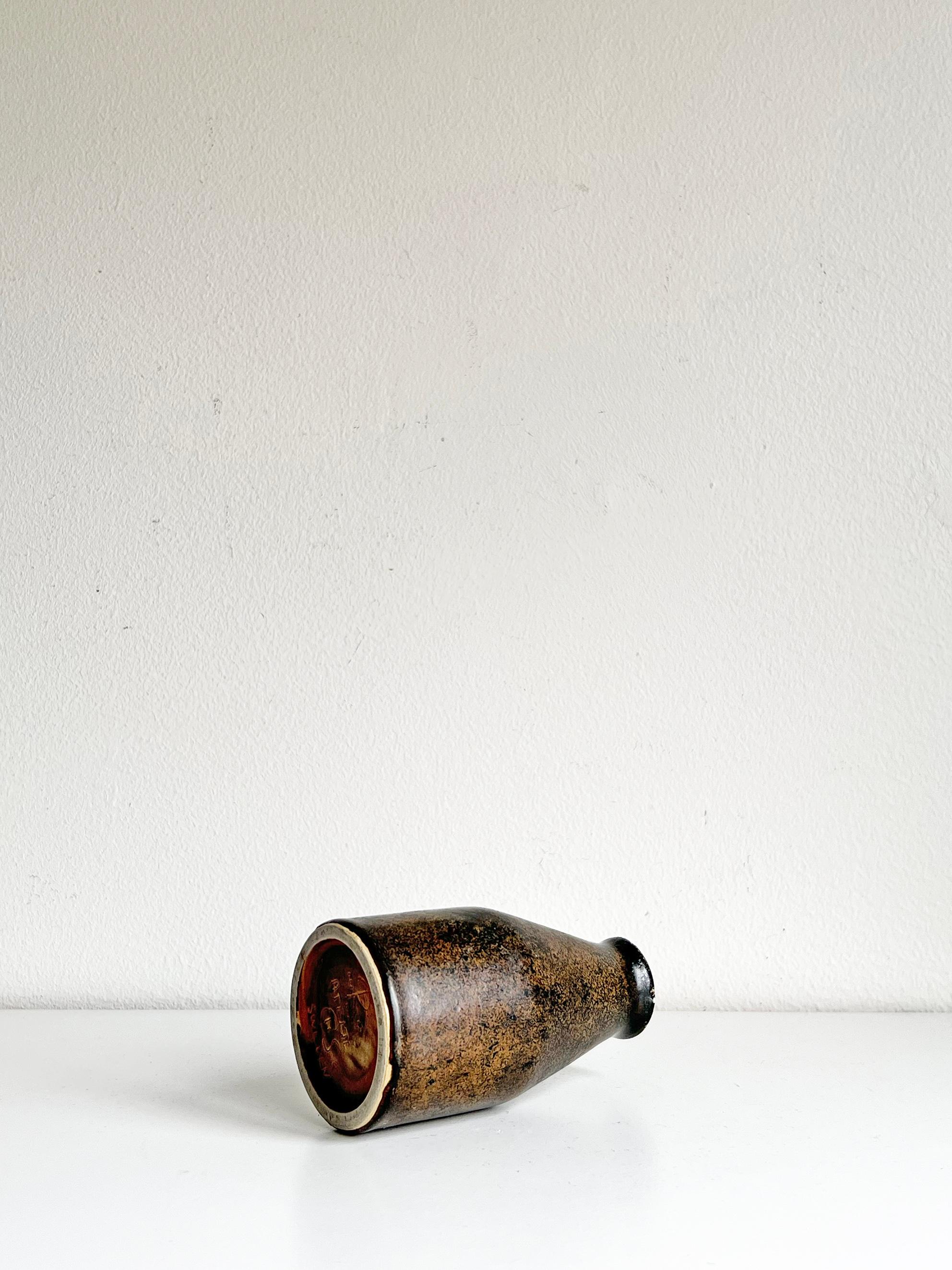 Svedese Vaso moderno svedese in gres di Carl-Harry Stålhane per Rörstrand, 1960 ca. in vendita
