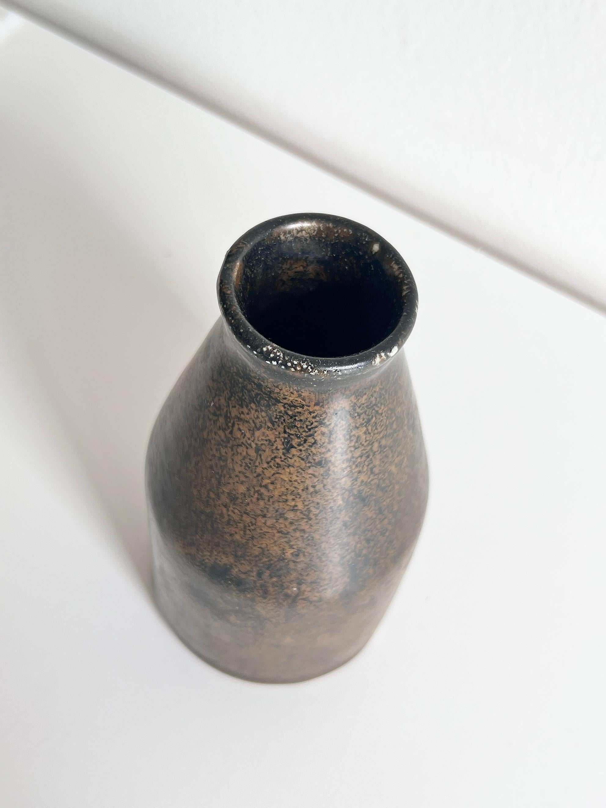 Mid-20th Century Swedish Modern Stoneware Vase by Carl-Harry Stålhane for Rörstrand, circa 1960s For Sale