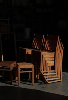 Swedish Modern Birchwood Stools by Sven Markelius, 1930