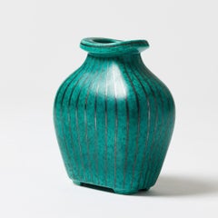 Swedish Modern Striped Argenta vase, 1950's