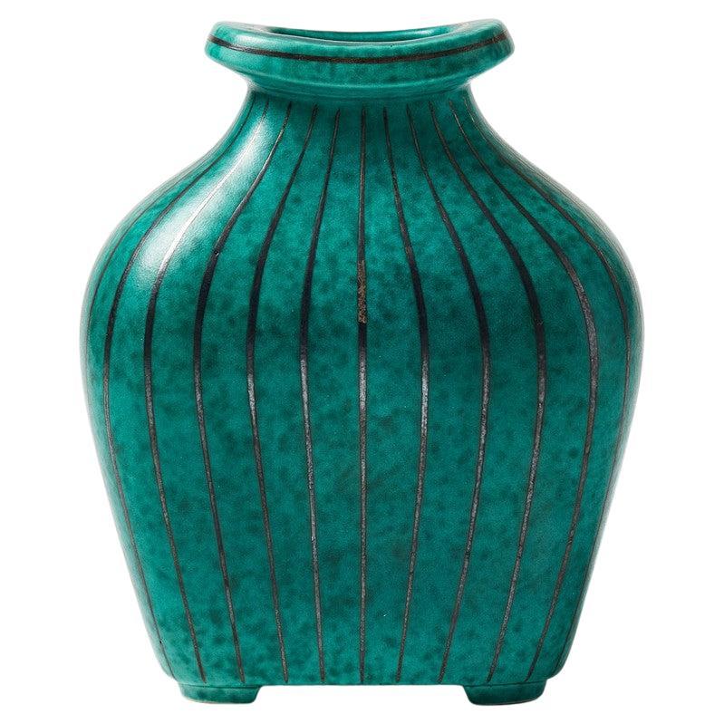Vaso moderno svedese a righe ARGENTA, 1956
