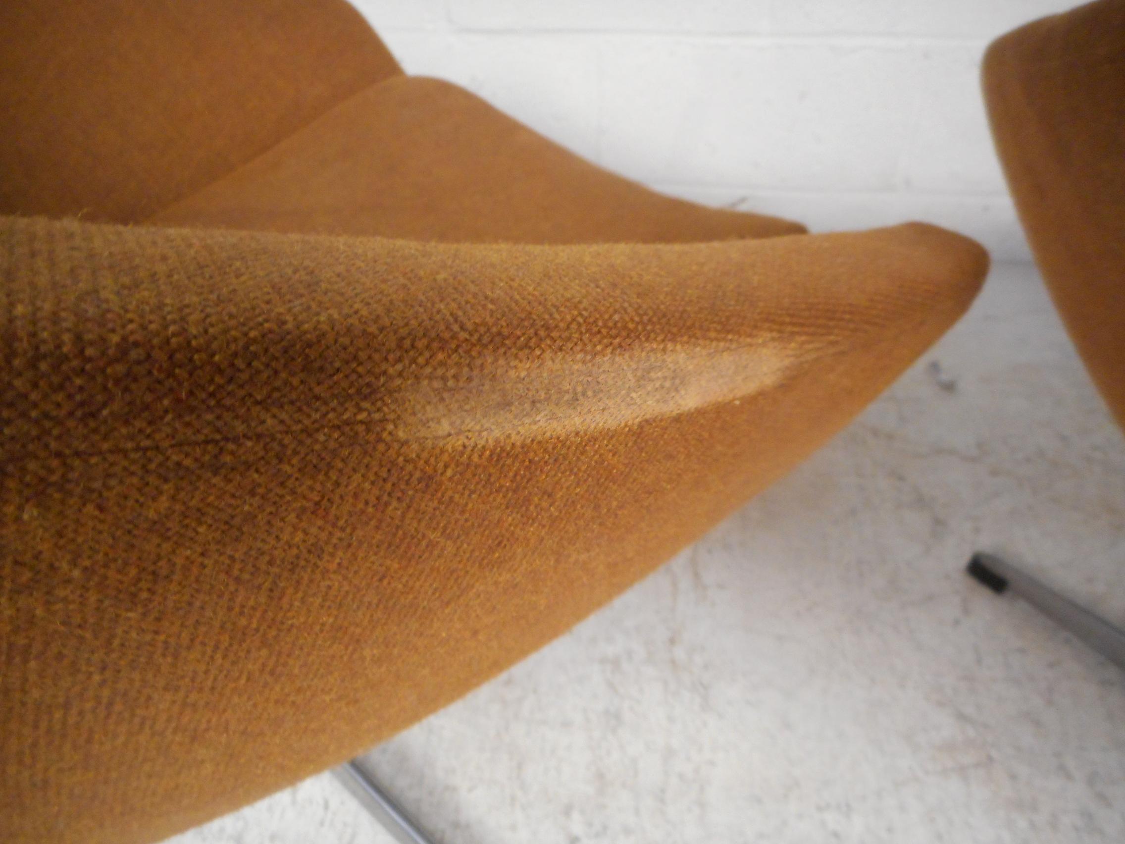 Swedish Modern Swivel Pod Chairs by Overman AB 4