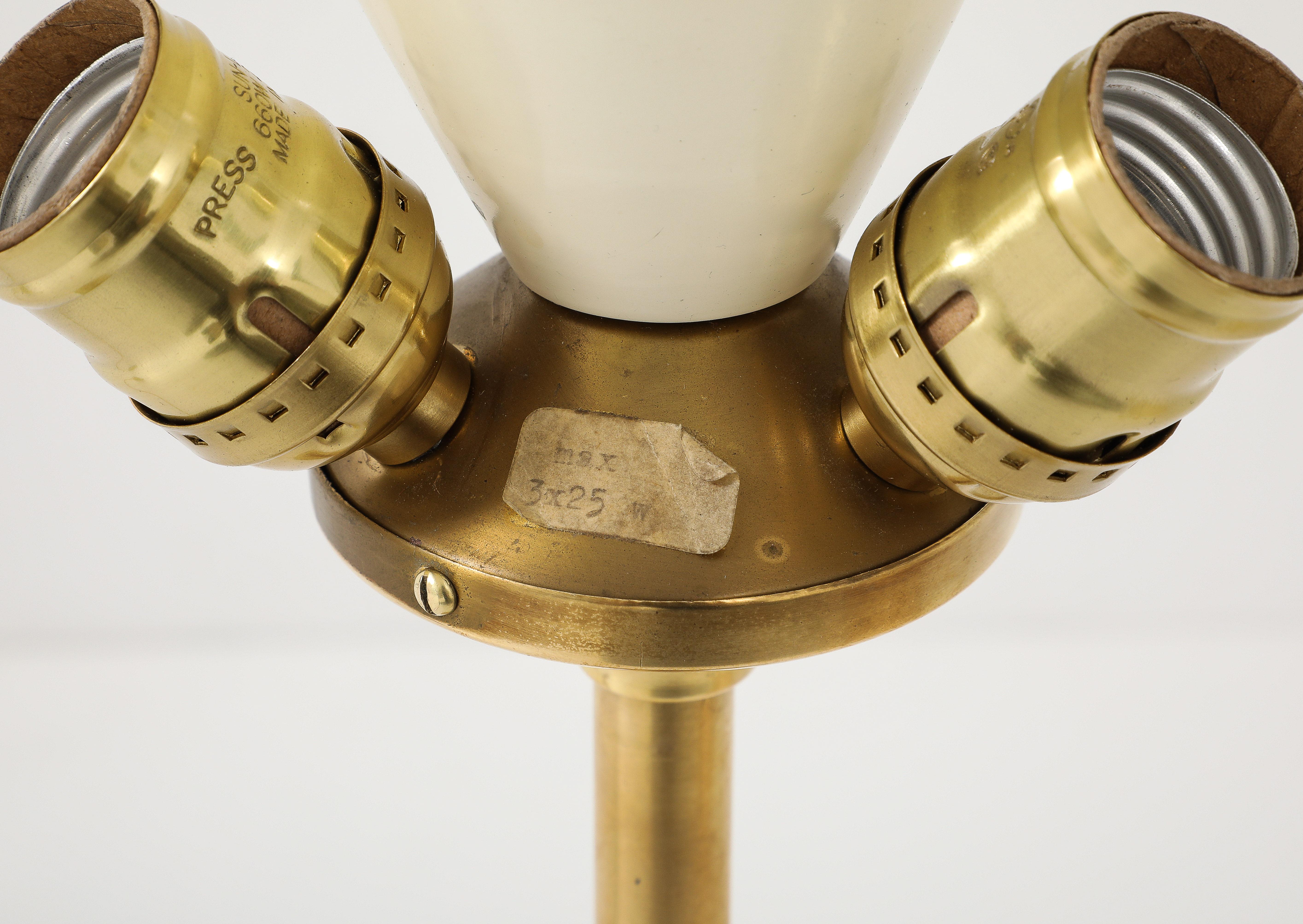 Mid-20th Century Swedish Modern Table Lamp by Bertil Brisborg, Circa 1940-50 For Sale