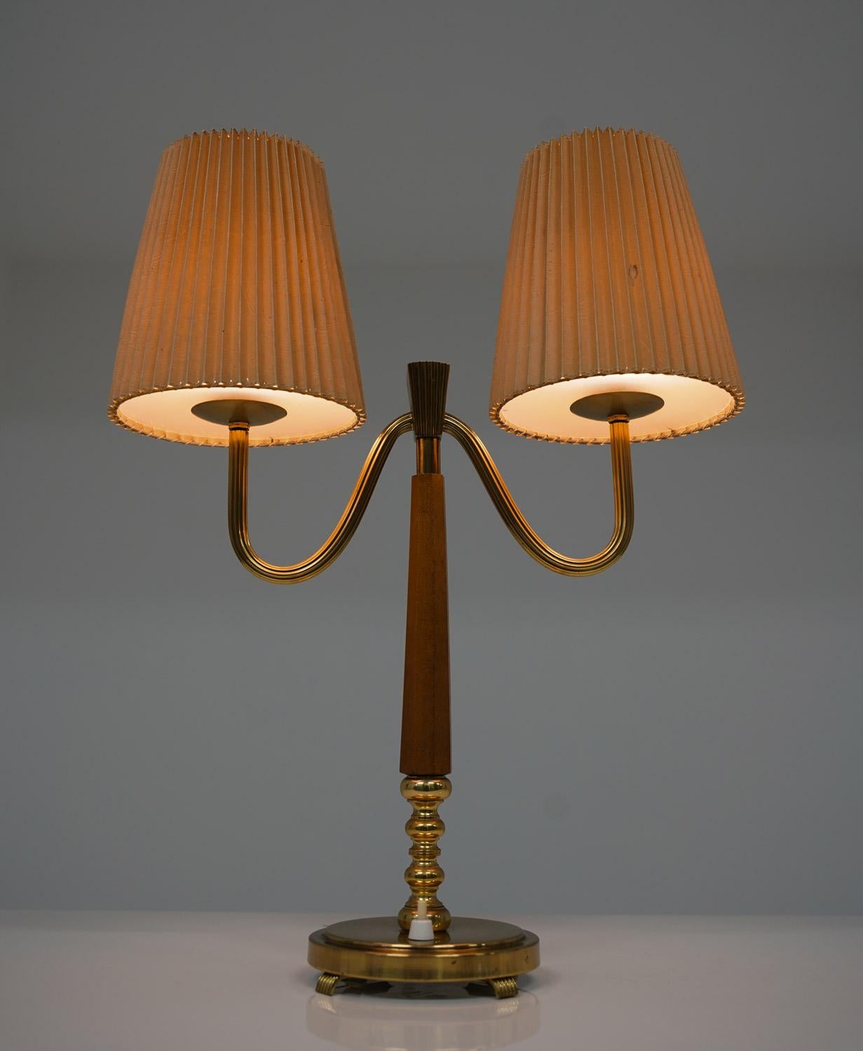 Swedish Modern Table lamp by Böhlmarks For Sale 2