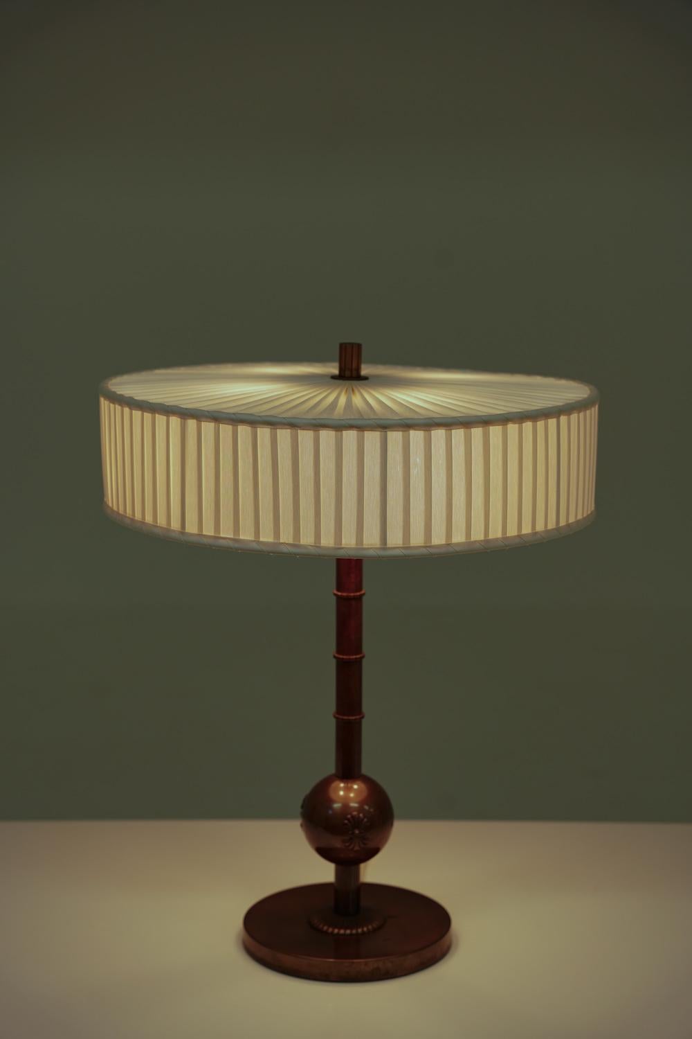 Swedish Modern Table Lamp by Böhlmarks For Sale 3