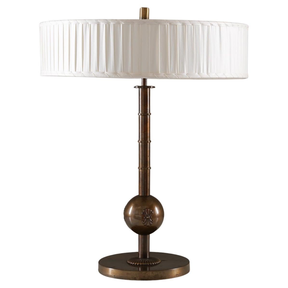 Swedish Modern Table Lamp by Böhlmarks For Sale