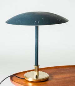 Swedish Modern Table Lamp by Harald Notini from Böhlmarks, Sweden 1940s