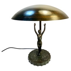 Lampada da tavolo moderna svedese di Malmö Metallvarufabrik, anni '30