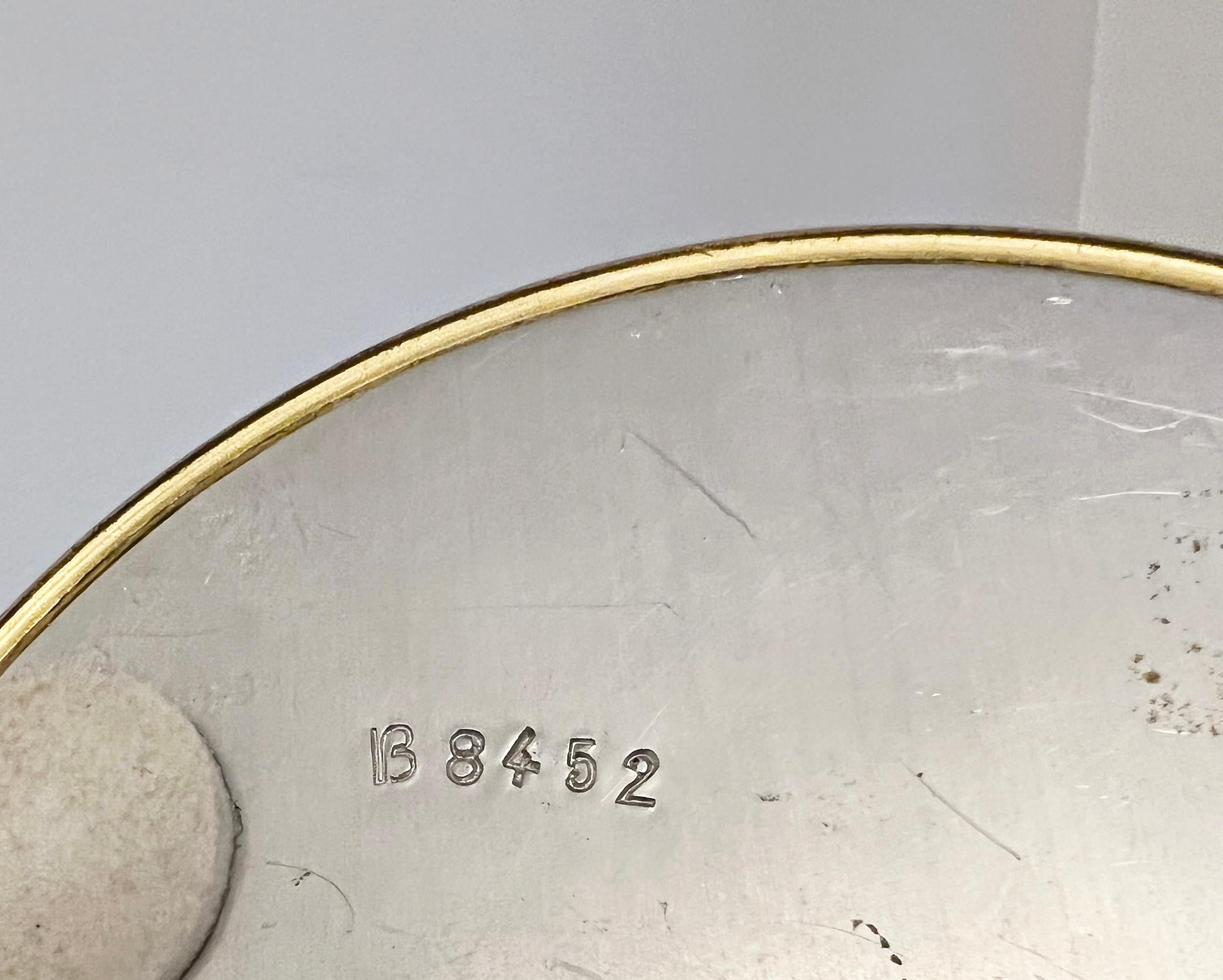 Lámpara de mesa moderna sueca en latón by Boréns Ca 1950s en venta 4