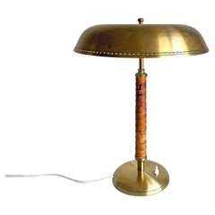 Schwedische Moderne Tischlampe aus Messing von Boréns Ca 1950s