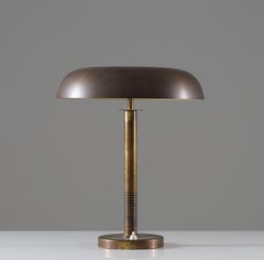 Swedish Modern Table Lamp in Brass by Boréns