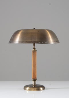 Swedish Modern Table Lamp in Brass by Boréns