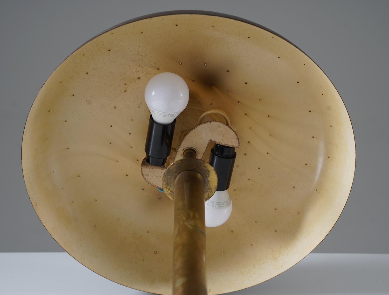 20th Century Swedish Modern Table Lamp in Brass by Boréns