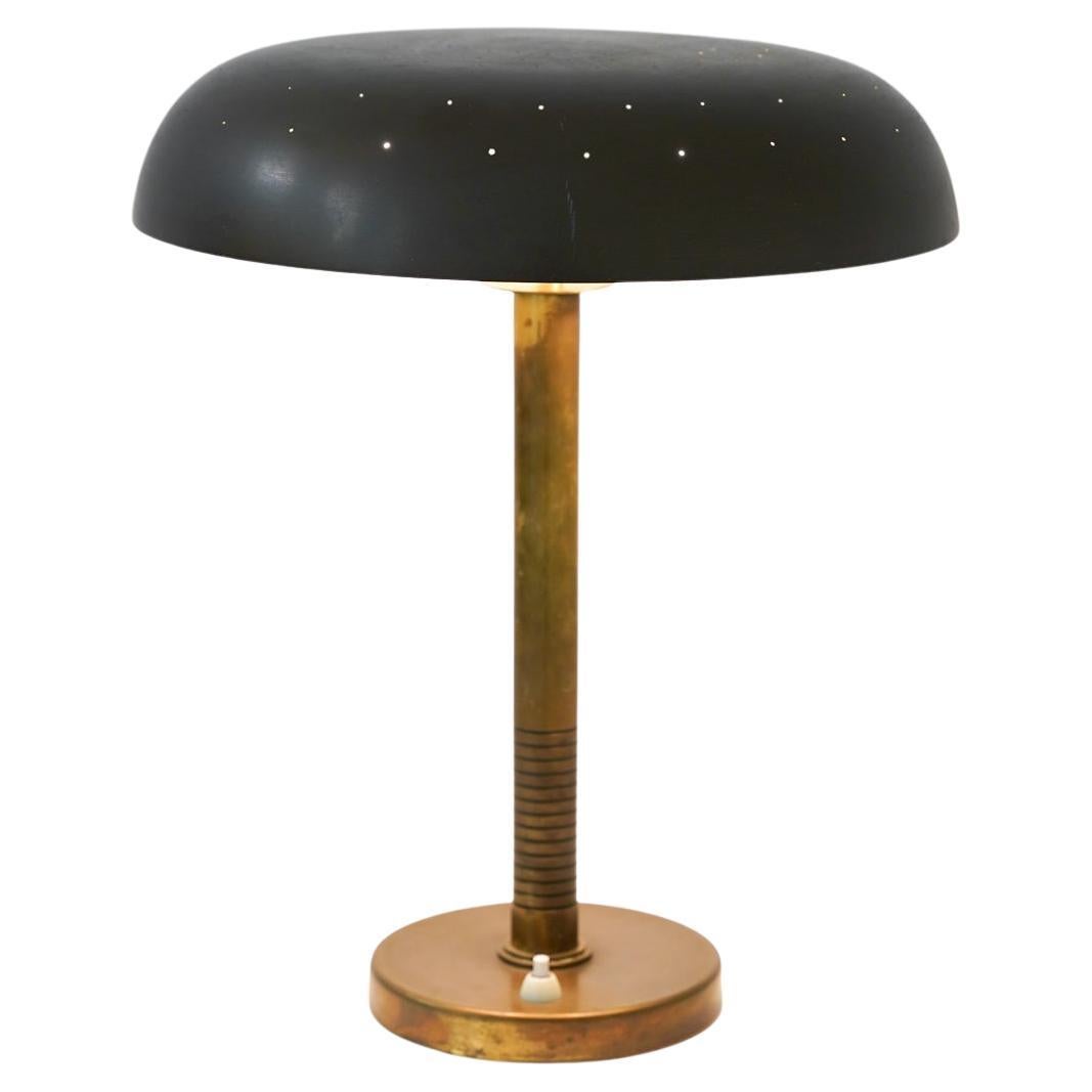 Swedish Modern Table Lamp in Brass by Boréns