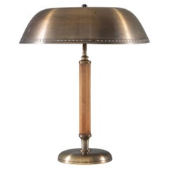 Lampe de table moderne suédoise en laiton par Boréns