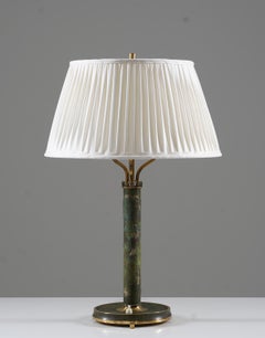 Swedish Modern Table Lamp in Brass by Liberty