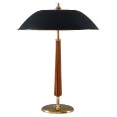 Lampe de bureau moderne suédoise en laiton par Nordiska Kompaniet