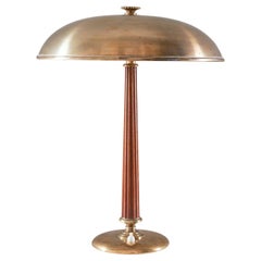 Swedish Modern Table Lamp in Brass by Nordiska Kompaniet