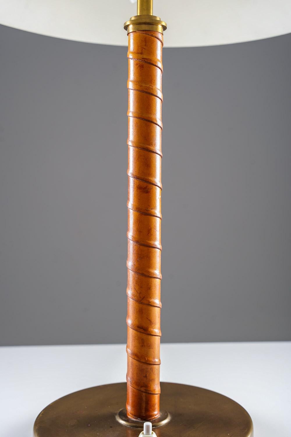 Brass Swedish Modern Table Lamp Model 15624 by Böhlmarks For Sale