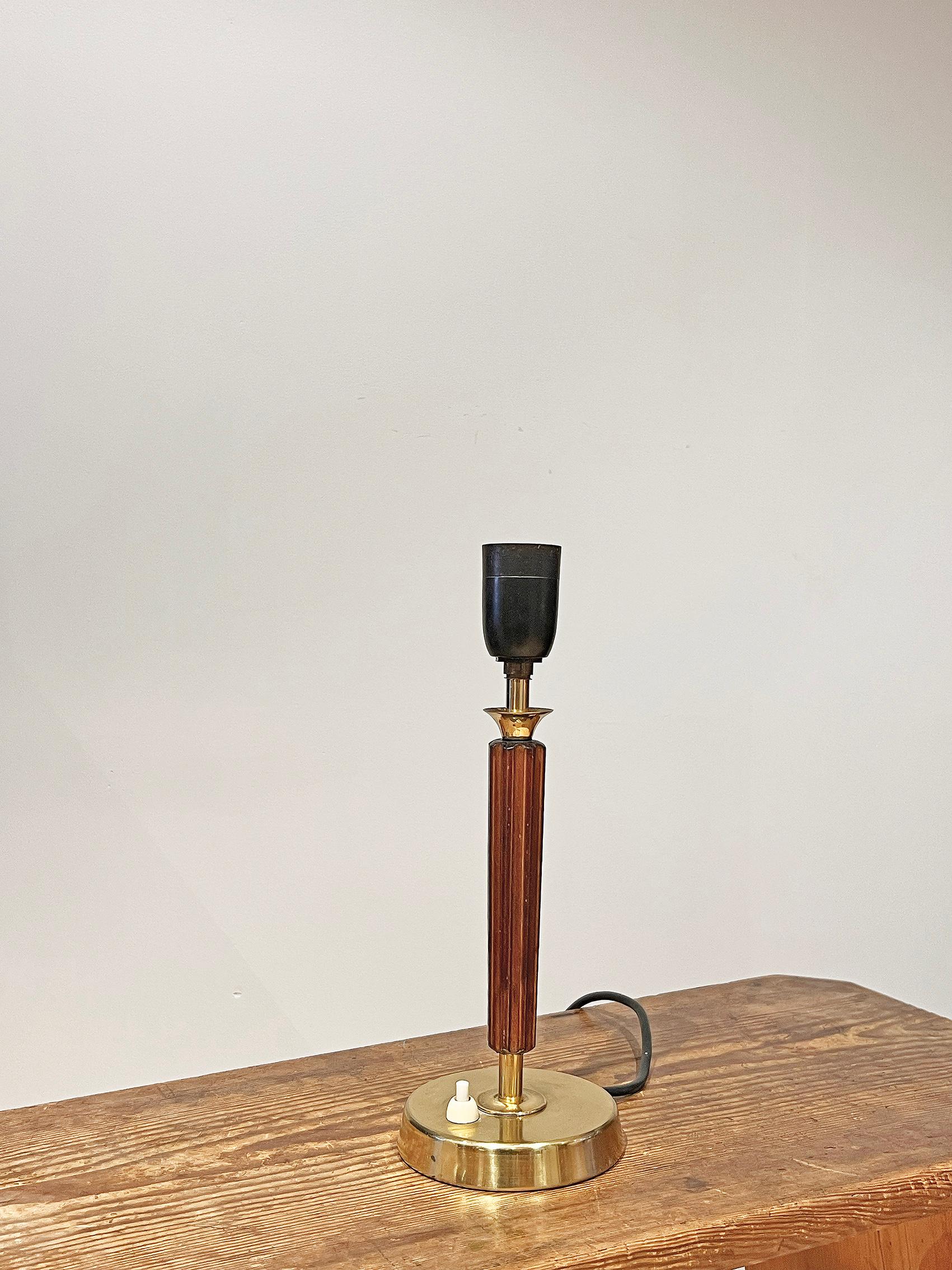 Swedish Modern Table Lamp, Sweden ca 1950-60's In Good Condition For Sale In Örebro, SE