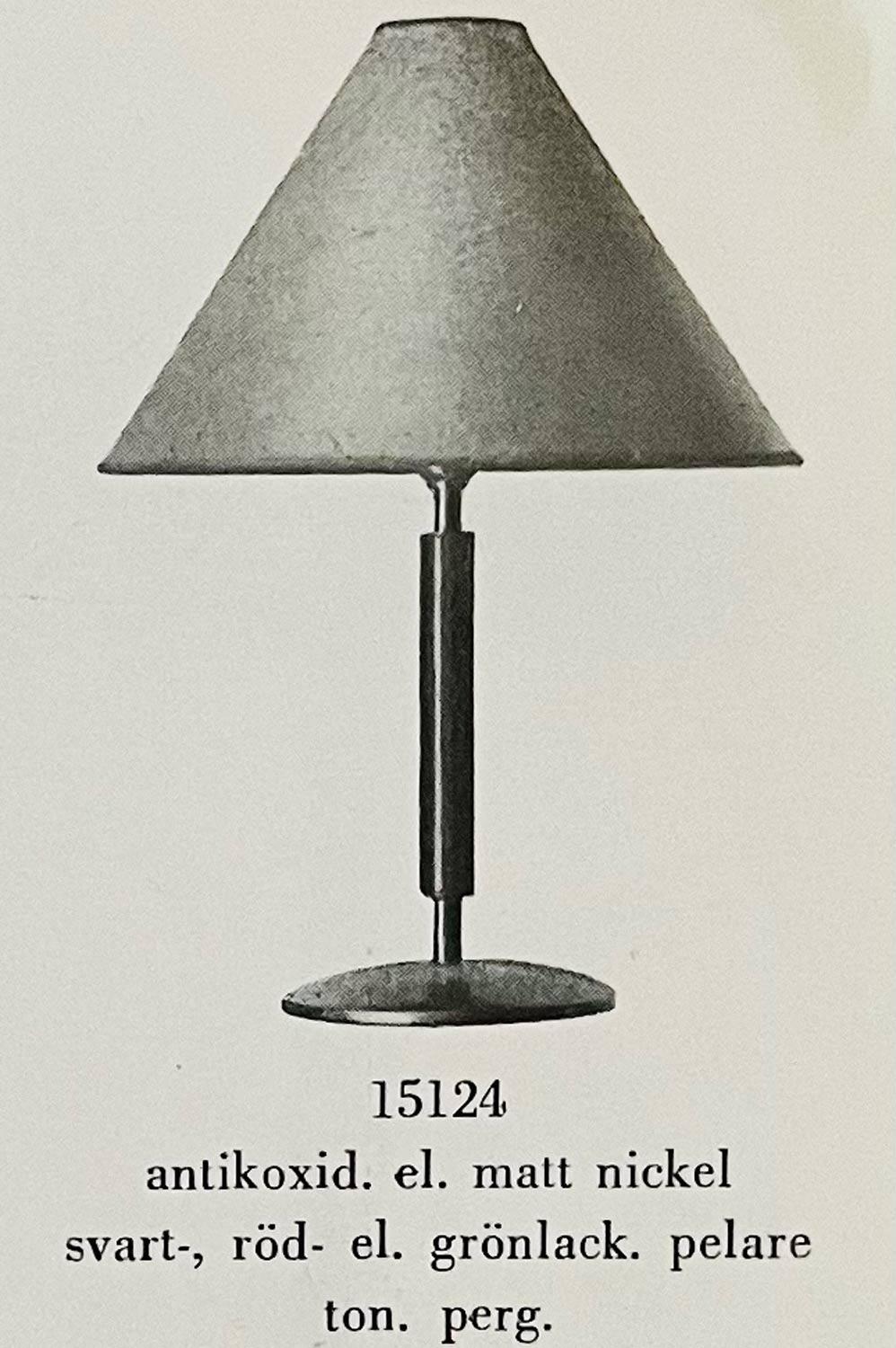 Lampes de table modernes suédoises par Böhlmarks en vente 3