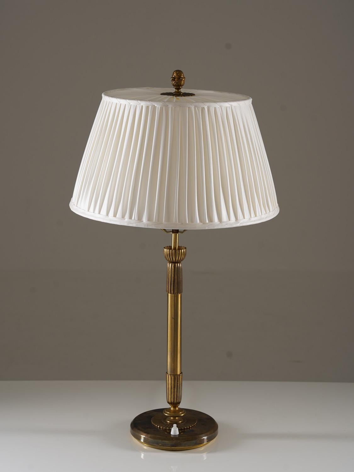 Swedish Modern Table Lamps by Einar Bäckström In Good Condition For Sale In Karlstad, SE