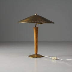 Lámpara de mesa de estilo moderno sueco, Einar Bäckström, Suecia, década de 1940