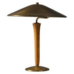 Lámpara de mesa de estilo moderno sueco, Einar Bäckström, Suecia, década de 1940