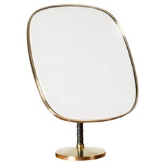 Swedish Modern Table Mirror by David Rosén for Nordiska Kompaniet, Sweden, 1950s