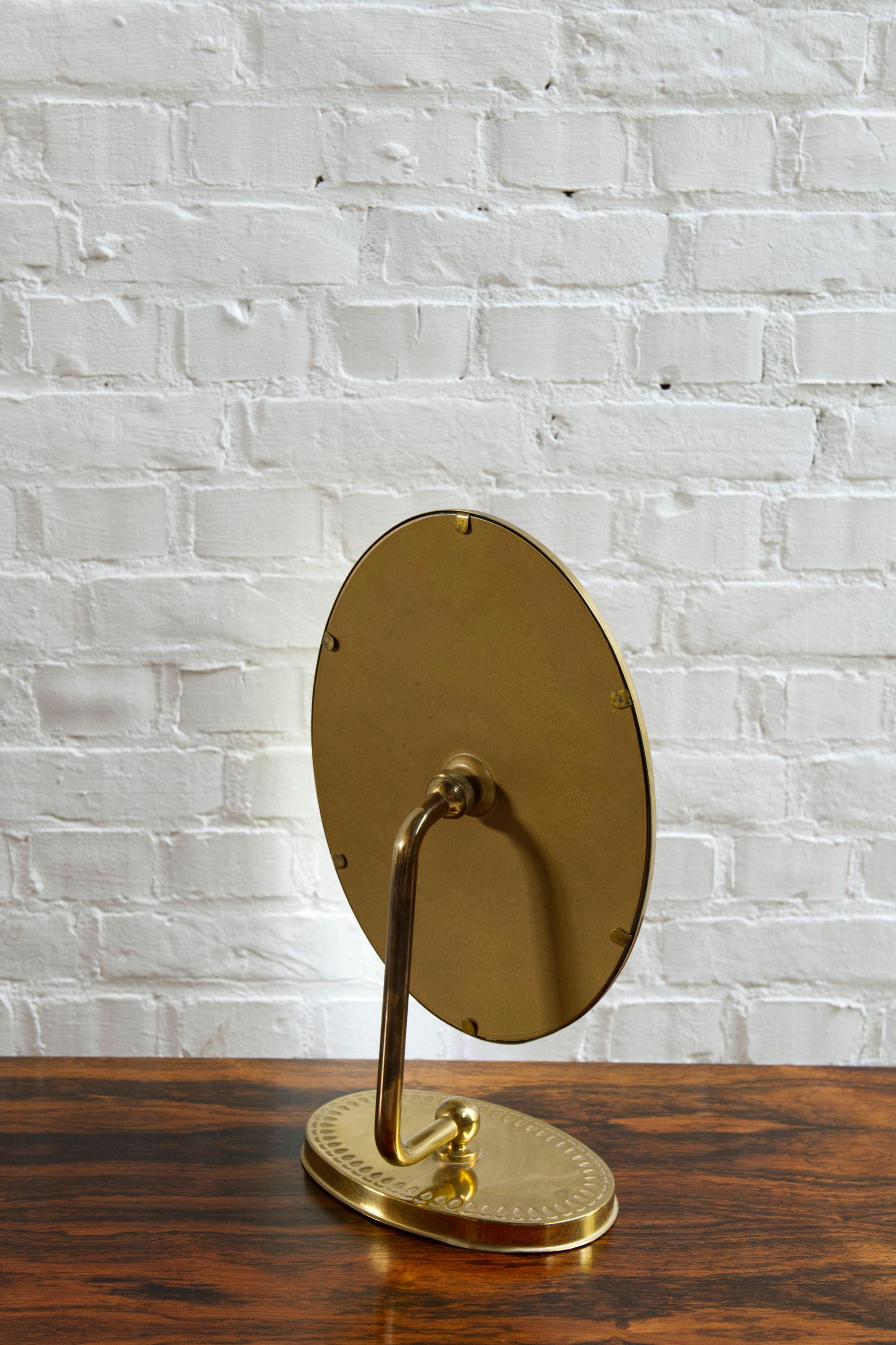 Swedish modern table mirror by Titti, circa 1950's For Sale 8