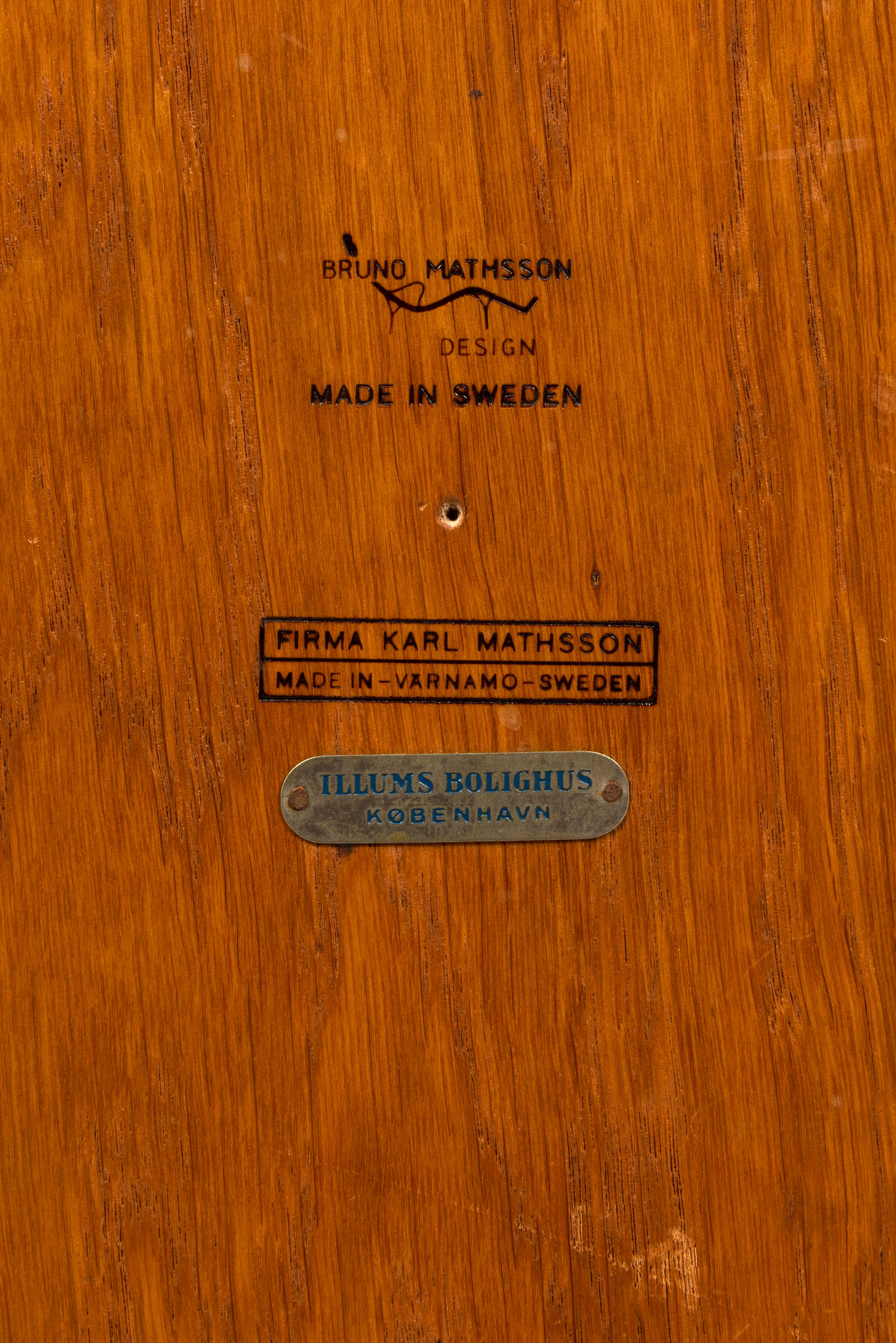 Scandinavian Modern Swedish Modern teak/birch low table Bruno Mathsson, 1950's For Sale