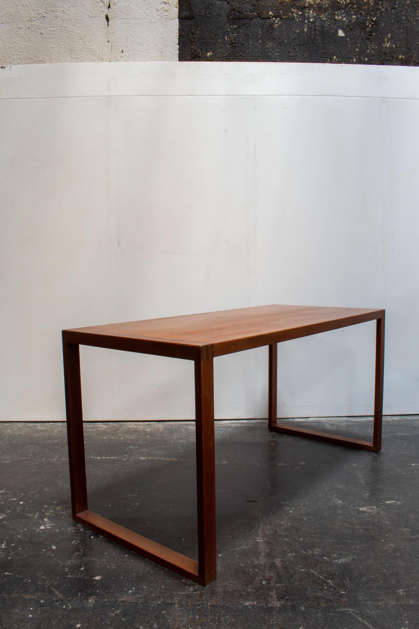 Mid-20th Century Swedish Modern Teak Coffee Table For Sale