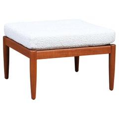 Tabouret moderne suédois en teck par Folke Ohlsson pour Dux