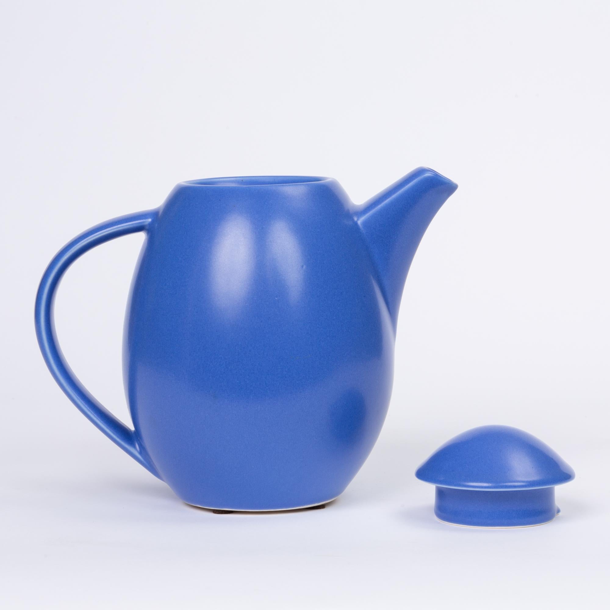 Glazed Swedish Modern Teapot by Höganäs Keramik