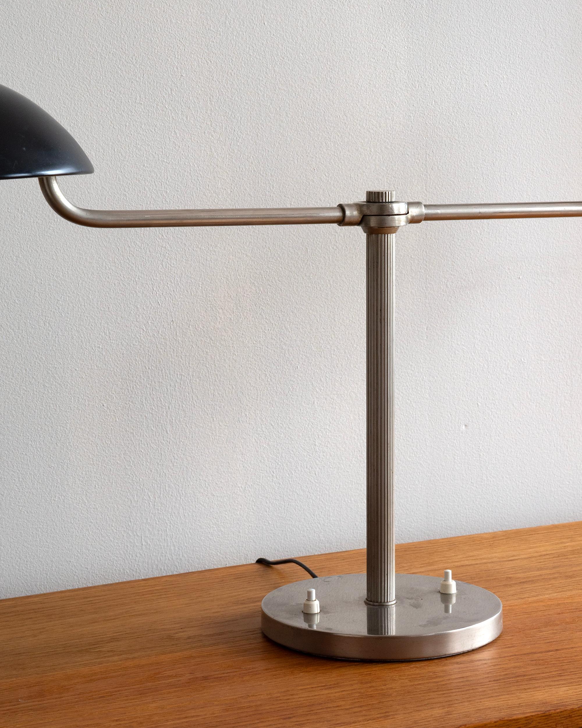 Swedish Modern Twin table lamp by Harald Notini In Good Condition In Allerum, SE
