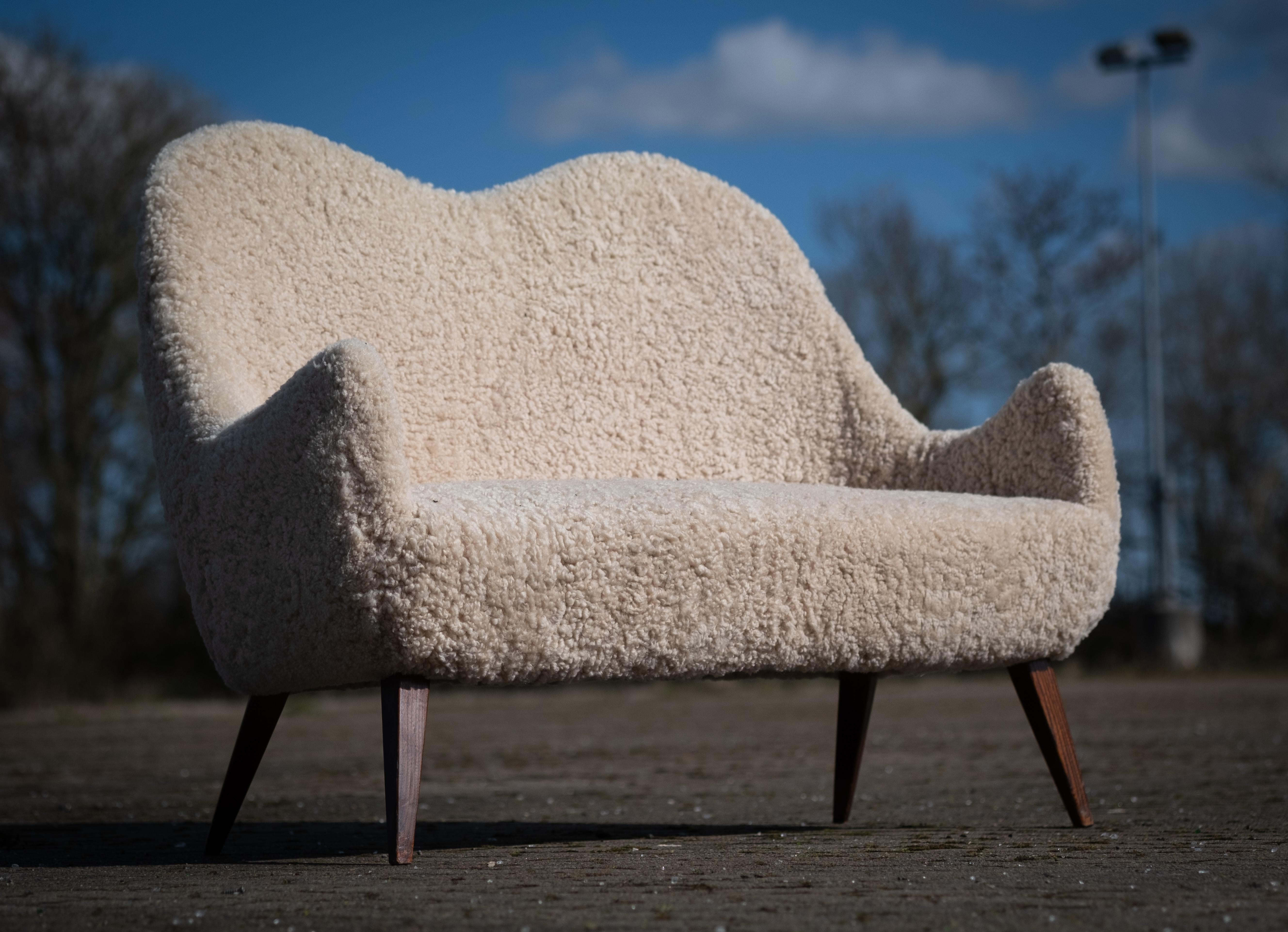 Suédois Canapé deux places moderne suédois, années 1950 en vente