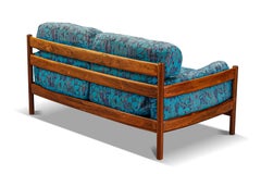 Divano moderno svedese a due posti in palissandro