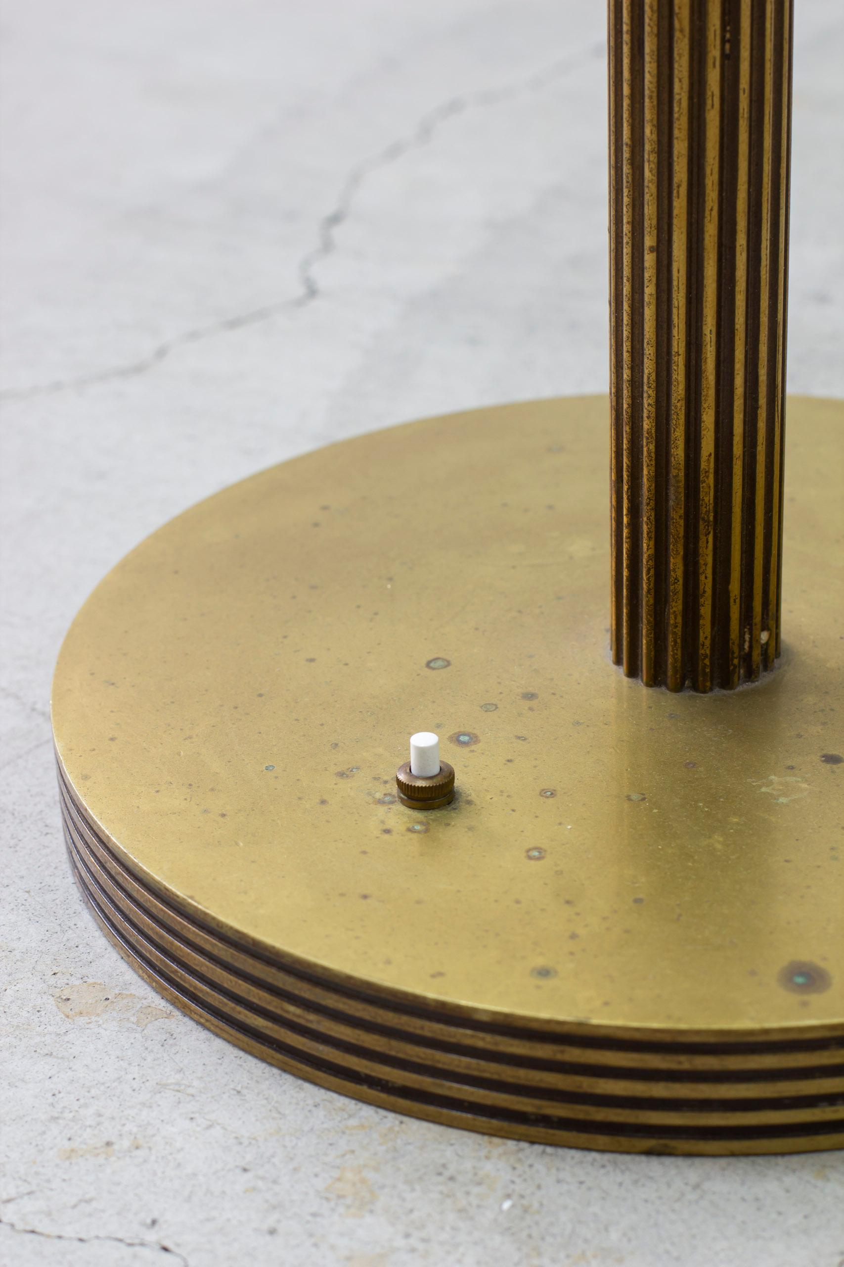 Swedish Modern uplight floor lamp model 2614 by Bröderna Malmströms For Sale 3