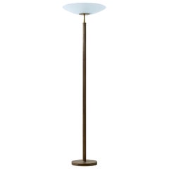 Lampada da terra uplight moderna svedese modello 2614 di Bröderna Malmströms