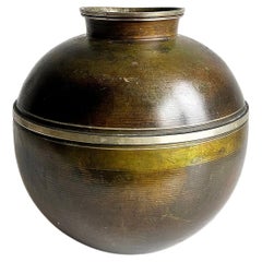 Swedish Modern Vase from Birka Metall, circa 1930s-40s