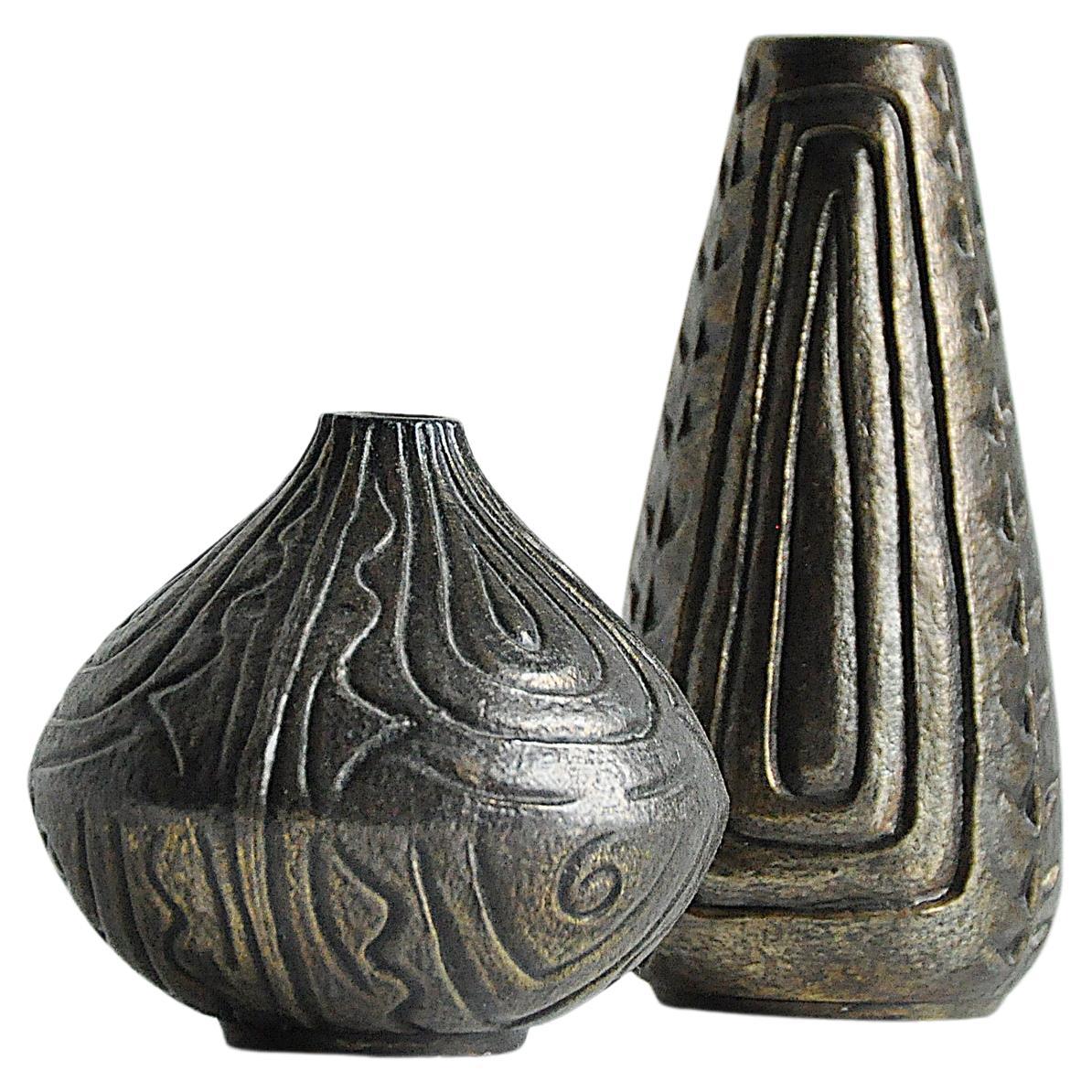 Schwedische moderne Vasen von Sonja Katzin für Nils Johan