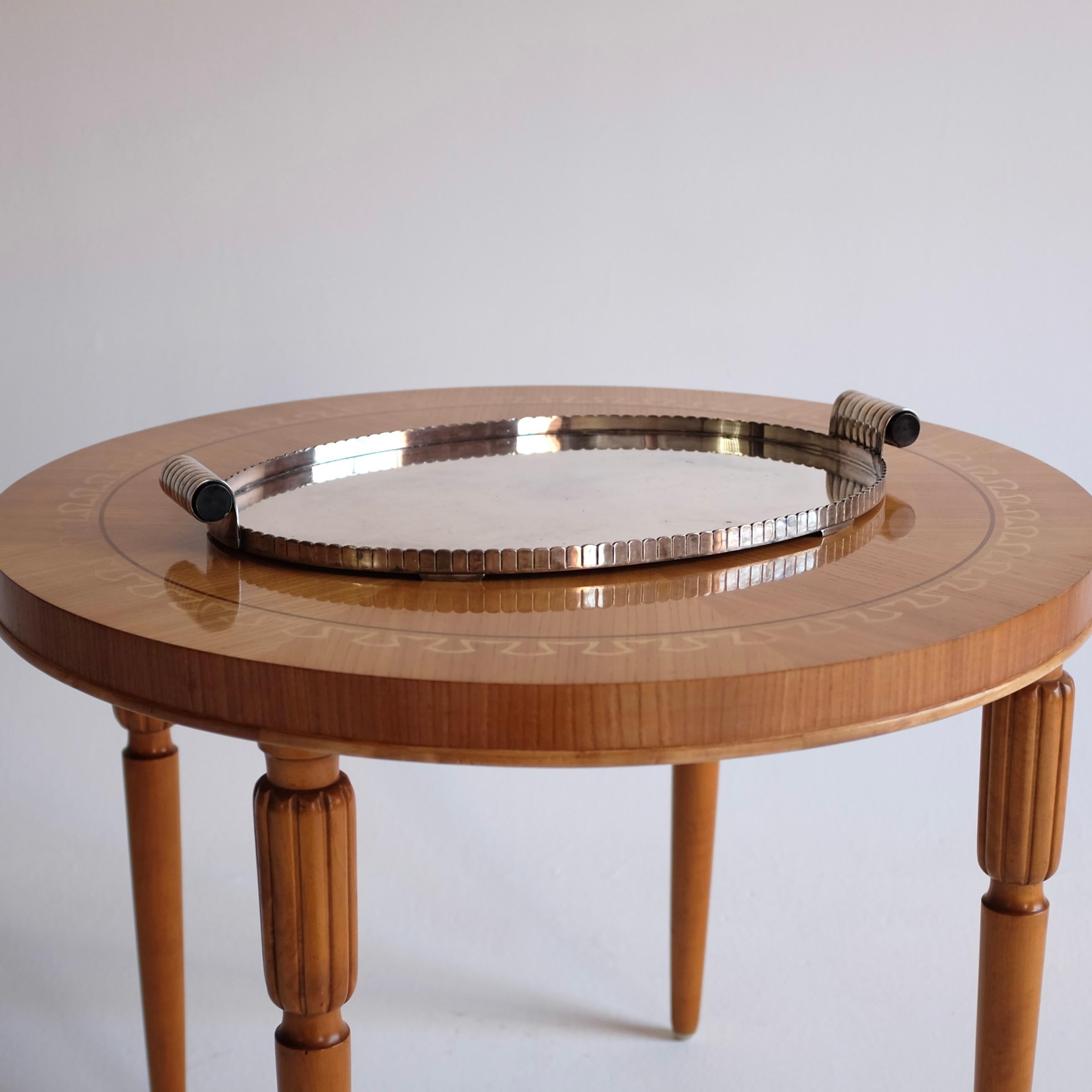 Swedish Modern Veneered Centre table For Sale 2
