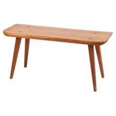 Retro Swedish Modern "Visingsö" Bench in Pine by Carl Malmsten, c. 1960's