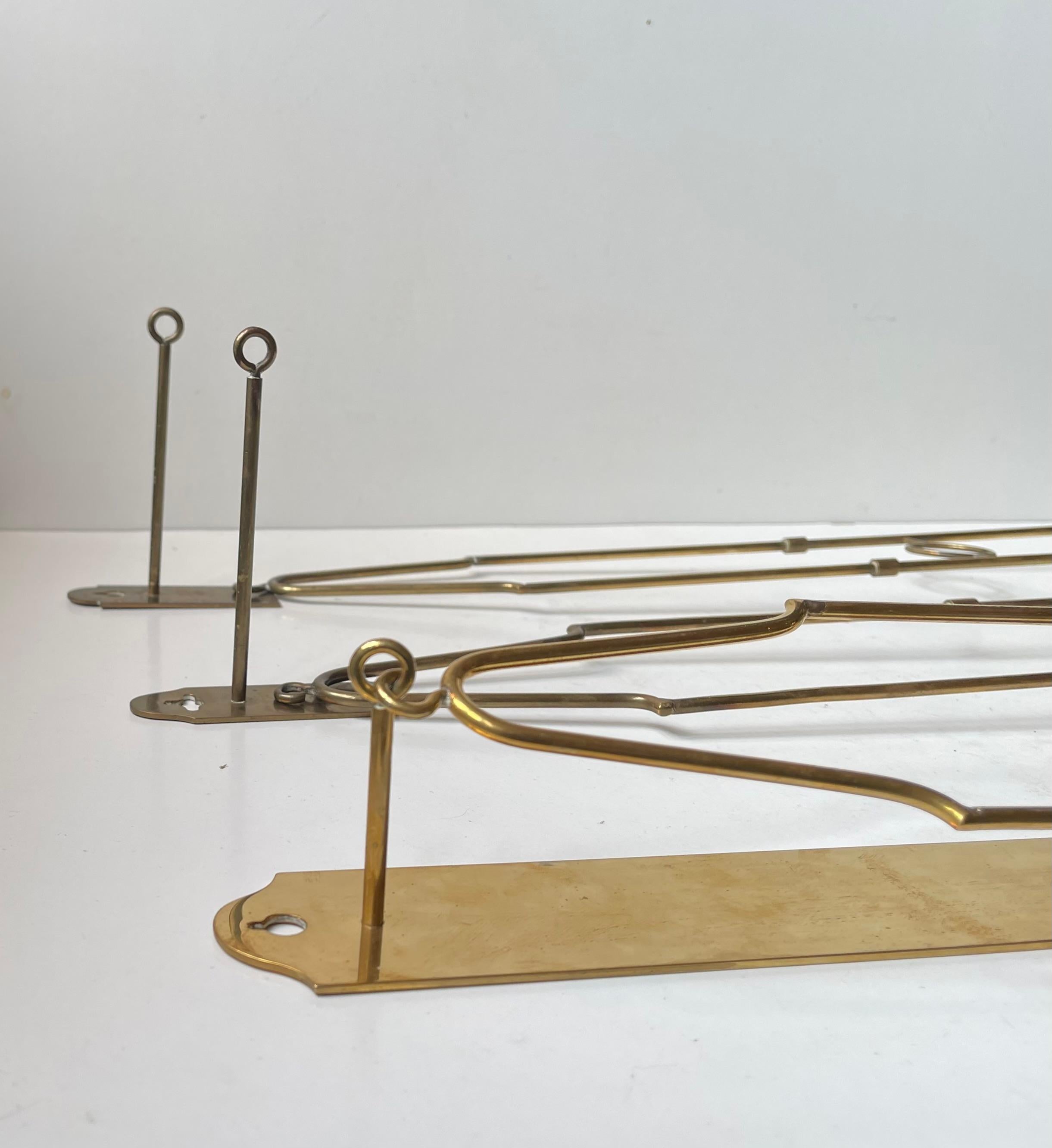 Schwedische Moderne Wandleuchter - Wandleuchter aus Messing, 1950er Jahre (Skandinavische Moderne) im Angebot
