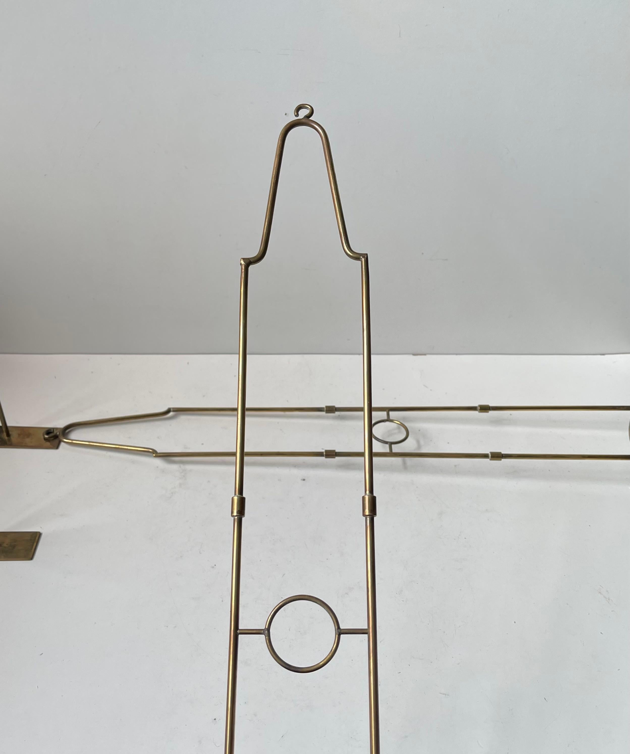 Schwedische Moderne Wandleuchter - Wandleuchter aus Messing, 1950er Jahre im Angebot 2