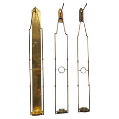 Chandeliers suspendus modernes suédois - appliques en laiton, années 1950
