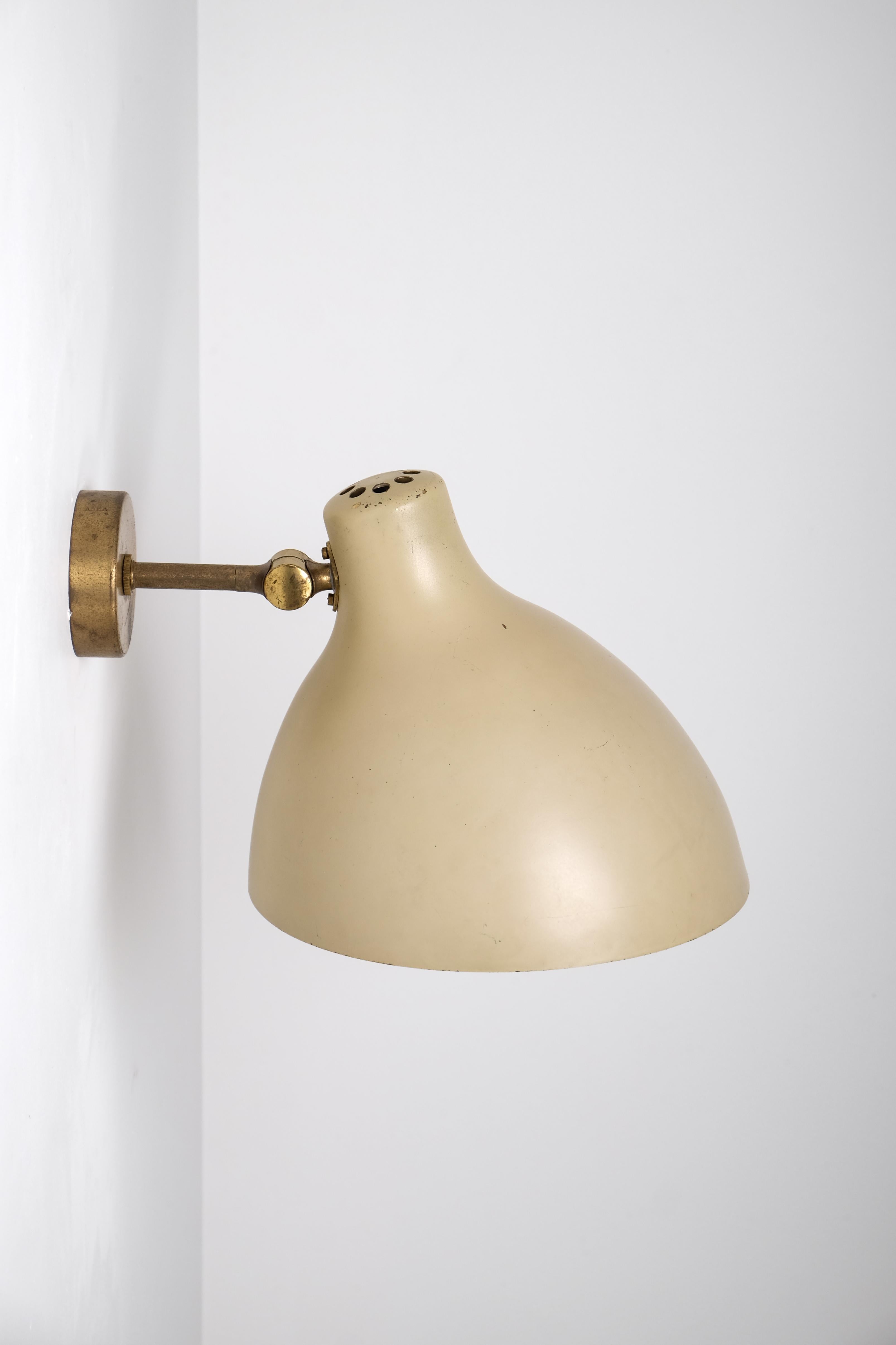Lámpara de pared moderna sueca de ASEA, década de 1940 mediados del siglo XX en venta